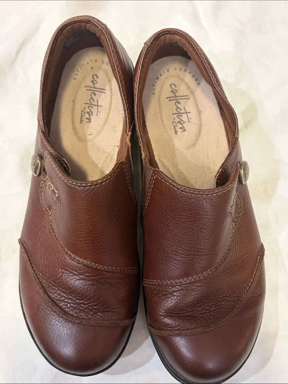 Clarks smooth pebbled